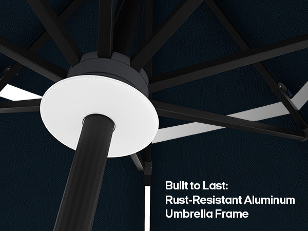 Above Height 2 Premium Series 10ft Smart Umbrella with 8pcs Rib Lights and Sunbrella® Fabric