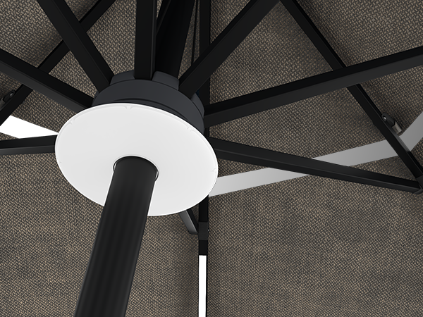 Above Height 2 Premium Series 10ft Smart Umbrella with 8pcs Rib Lights and Sunbrella® Fabric