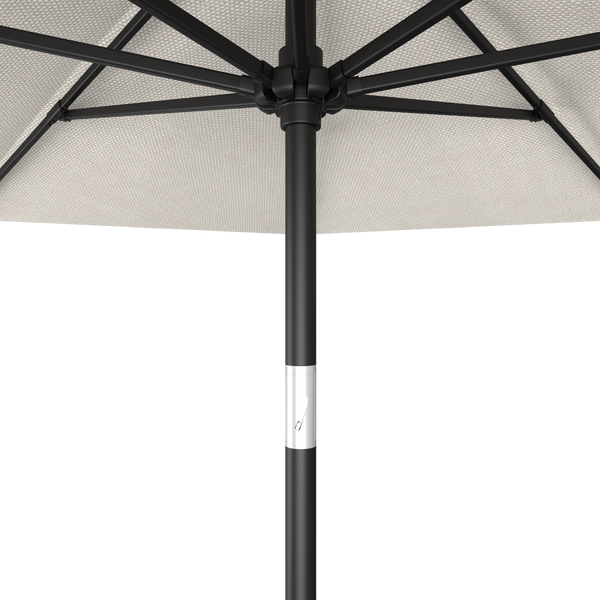 Tuffbrella™ 10ft Aluminum Patio Umbrella – Pewter / Sapphire