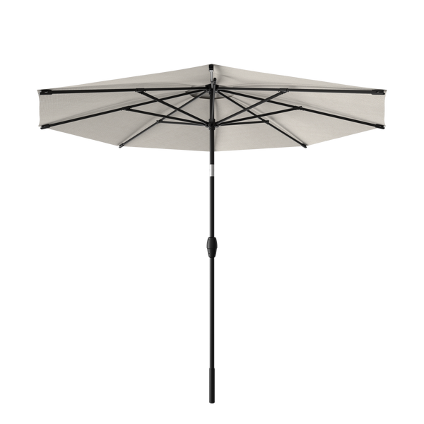 Tuffbrella™ 10ft Aluminum Patio Umbrella – Pewter / Sapphire