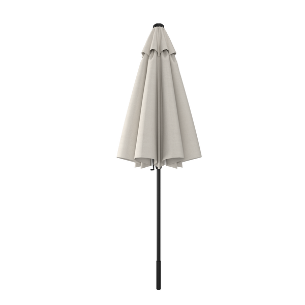 Tuffbrella™ 10ft Aluminum Patio Umbrella – Pewter / Sapphire