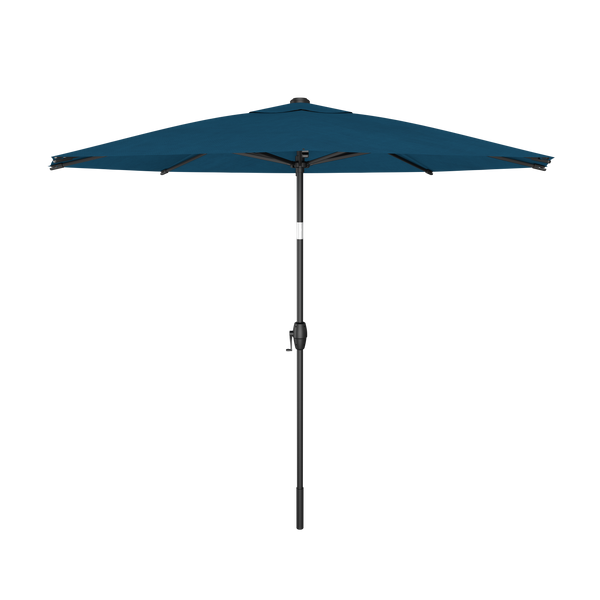 Tuffbrella™ 10ft Aluminum Patio Umbrella – Pewter / Sapphire